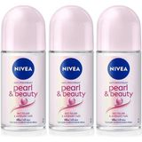 Nivea Kadın Roll-On Deodorant Pearl&beauty 50ML, 48 Saat Koruma, X3 Adet - 50 ml