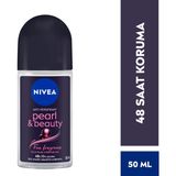 NIVEA Kadın Roll On Deodorant Pearl&Beauty Fine Fragrance,48 Saat Anti-perspirant Koruma 50ml - 50 ml