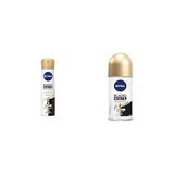 NIVEA Kadın Sprey Deodorant Black & White Invisible (150 ml) ve NIVEA Kadın Roll On Deodorant Black&White Invisible 50ml