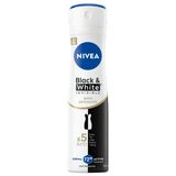 Nıvea Kadın Sprey Deodorant Black&White 72 Saat Anti-Perspirant 150 Ml (4'Li Paket)