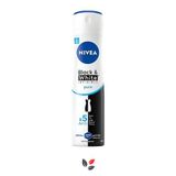 NIVEA Kadın Sprey Deodorant Black&White Invisible Pure 72 Saat Anti-Perspirant Koruma, 150 ml