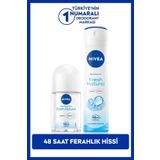 NIVEA Kadın Sprey Deodorant Fresh Natural 150ml ve Mini Roll-on Fresh Natural 25ml