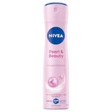 NIVEA Kadın Sprey Deodorant Pearl&Beauty 150 ml,72 Saat Terlemeye Karşı Anti Perspirant Koruma,Doğal İnci Özleri ve Avokado Yağı,Yumuşak,Pürüzsüz Koltuk Altı,Alkol İçermez