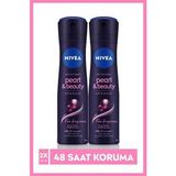 Nivea Kadın Sprey Deodorant Pearl&Beauty Fine Fragrance, 48 Saat Koruma Ve Parfüm Etkisi 150 ml x2 Adet