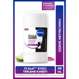 NIVEA Kadın Stick Deodorant Black&White Authentic 50 ml,Terleme Karşıtı,Meyve,Çiçek Kokusu,Kumaş Koruması