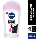 Nıvea Kadın Stick Deodorant Black&white Invisible Clear 48 Saat Anti-perspirant Koruma 40ml