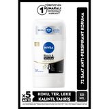 NIVEA Kadın Stick Deodorant Black&White Invisible İpeksi Pürüzsüzlük 50ml,72 Saat Terleme Karşıtı,Alkolsüz