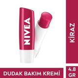 Nivea Kiraz Renkli Nemlendirici 4.8 gr Dudak Bakım Kremi ve Parlatıcısı