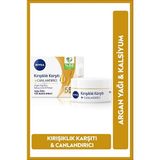 Nivea Kırışıklık Karşıtı +Canlandırıcı Yüz Bakım Kremi Yaş 55 + 50 ml, Argan Yağı Ve Kalsiyum İçerir