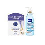 NIVEA Kırışıklık Karşıtı + Nemlendirici Yaş 35+ 50 Ml +nf Yüz Temizleme Yağı Normal Cilt 150 Ml