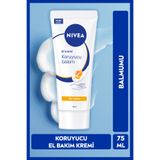 NIVEA Koruyucu El Bakım Kremi Bal Mumu 75ml, Nemlendirici, Yumuşak Cilt, Hızlı Emilir