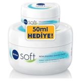 Nivea Krem Soft 300 ml + 50 ml Nemlendirici Bakım Kremi Tüm Cilt Tipleri İçin