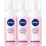 Nivea Kuru Hassas Cilt 3x150 ml Yatıştırıcı Yüz Yıkama Köpüğü