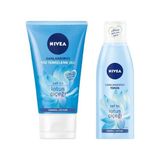 Nivea Lotus Çiçeği Canlandırıcı Yüz Temizleme Jeli 200 ml + Canlandırıcı Tonik 150 ml Set - Mavi