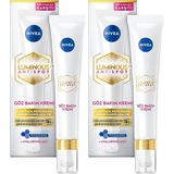NIVEA Luminous S630 Koyu Halka Karşıtı Göz Bakım Kremi 15 ml (2 paketi)