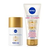 NIVEA Luminous630 Çatlak Karşıtı Yağ Serumu 100ml ve Leke İz Karşıtı Vücut Bakım Kremi 200ml, X2 Adet
