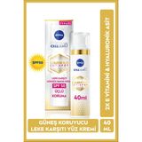 Nivea LUMINOUS630 Güneş Korumalı Leke Karşıtı Gündüz Yüz Kremi 40 Ml, SPF50, Hyaluronik Asit, E Vit
