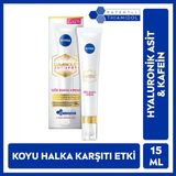 NIVEA Luminous630 Koyu Halka Karşıtı Göz Bakım Kremi 15ml, Thiamidol Etkili, Göz Çevresi Şişkinliği, Hyaluronik Asit, Nemlendirici, Kafein