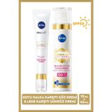 NIVEA Luminous630 Koyu Halka ve Leke Karşıtı Yüz Bakım Seti,Göz Kremi 15ml,SPF50 Gündüz Yüz Kremi 40 ml