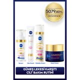 NIVEA Luminous630 Leke Karşıtı Cilt Bakım Seti, Cilt Serumu, Göz, Gündüz ve Gece Kremi, Çeyiz Seti