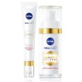 NIVEA Luminous630 Leke Karşıtı Cilt Serumu 30ml, Hyaluronik Asit, E Vitamini, Cilt Tonu Eşitleyici ve NIVEA Luminous630 Koyu Halka Karşıtı Göz Kremi 15ml