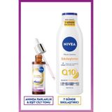 Nivea LUMINOUS630 Skin Glow Aydınlatıcı Cilt Serumu 30ML ve Q10 Sıkılaştırıcı Vücut Losyonu 250ML