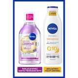 NIVEA Luminous630 Skin Glow Micellar Makyaj Temizleme Suyu 400ml ve Q10 Sıkılaştırıcı Vücut Losyonu 250ml