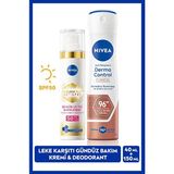Nivea Luminous630 Thiamidol Etkili Leke Karşıtı Krem 40ml ve Sprey Deodorant Derma Control Clinical 150ml