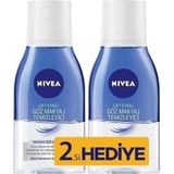 Nivea Make Up Expert Hassas Çift Fazlı Göz Makyaj Temizleyici 125 ml 2'li Paket Hediye