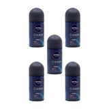 Nivea Men 5x50 ml Deep Dimension Aktif Karbon Roll-On