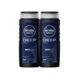 Nivea Men Active Clean Erkek Duş Jeli 500 Ml X2 Avantajlı Paket