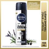 Nivea Men Black & White Invisible Epic Night Sprey Deodorant 150 ml
