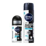 Nivea Men Black White Invisible Fresh 150 ml ve Black White Invisible Fresh 50 ml Erkek Sprey Deodorant