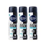 Nivea Men Black White Invisible Fresh Deodorant 150 ml 3 Adet