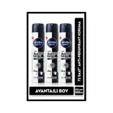 Nivea Men Black & White Invisible Original Erkek Sprey Deodorant 3 x 200 ML