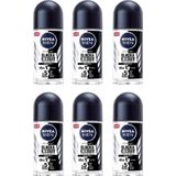 Nivea Men Black & White Original Roll-On Seyahat Boy 25 Ml 6 Adet