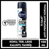 Nivea Men Black&White Invisible Fresh 150 ml Erkek Sprey Deodorant
