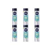 Nivea Men Cool Kick Fresh 6x150 ml Erkek Sprey Deodorant