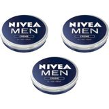 Nivea Men Creme 3X75 ml El Yüz Vücut Kremi