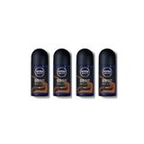 Nivea Men Deep Dimension 4x50 ml Erkek Deodorant Roll-On