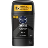 Nivea Men Deep Dimension Aktif Karbon 3x50 ml Erkek Stick Deodorant