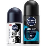 Nivea Men Deep Dimension Beat 50 ml +25 ml Mini Erkek Deodorant Roll-On