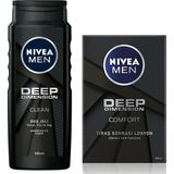 Nivea Men Deep Dimension Duş Jeli 500 ml + Nivea Deep Dimension Tıraş Losyonu 100 ml