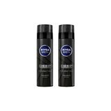Nivea Men Deep Dimension Tıraş Köpüğü 200 ml x 2 Adet Aktif Karbon ile Kaygan Tıraş Deneyimi