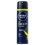 Nıvea Men Deep Extreme Sprey Deodorant 150 Ml - Güçlü Koruma 3'Li Ekonomik Paket