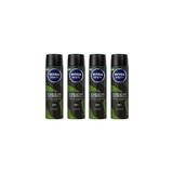 NIVEA Men Deodorant Deep Dimension Amazonia 150 Ml - 4'Lü Paketi