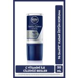 Nıvea Men Derma Control Clinical Erkek Roll-On Deodorant 50 Ml,96 Saat Anti-Perspirant Koruma