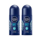 Nivea Men Dry Fresh Roll On 2x50 ml Erkek Deodorant
