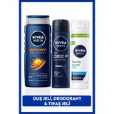 NIVEA MEN Erkek Bakım Seti, Sprey Deodorant 150ml, Duş Jeli 500ml ve Hassas Tıraş Jeli 200ml