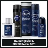 Nivea MEN Erkek Damat Çeyiz Seti, 500 ml Duş Jeli, 150 ml Deodorant, 50 ml Roll-on, 200 ml Tıraş Köpüğü